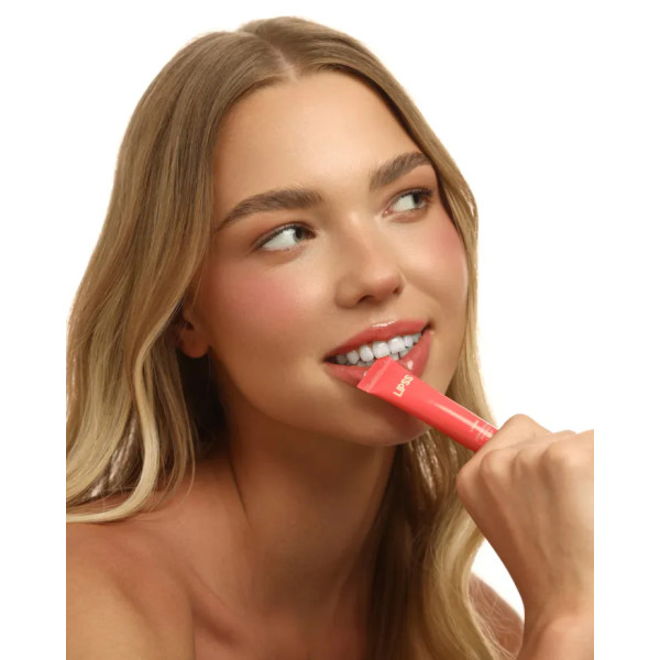 Блиск для губ, кораловий із золотистими блискітками, Lipper Lychee Spritz, Lipss, з ароматом личі, 8 мл