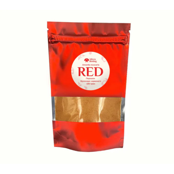 Мухомор червоний, Amanita muscaria, Microdosing, порошок, 100 г