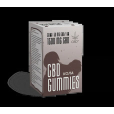 Каннабідіол 50 мг, жувальні смак колу, CBD Microdosing CBD Gummies, 30 жувальних ведмедиків