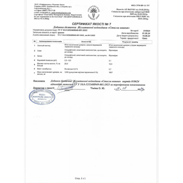 Каннабідіол, CBD Gummies, CBD Microdosing, концентрація, спокій та розслаблення, 50 мг, стигла вишня, 30 жувальних цукерок