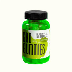 CBD жувальні з мелатоніном, CBD CBD Gummies, смак зелене яблуко 30 жувальних цукерок