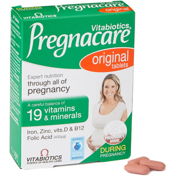 Вітаміни для вагітних, Vitabiotics, Pregnacare, 30 таблеток