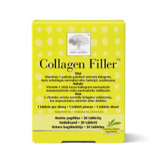 Колаген для шкіри, New Nordic US Inc Collagen Filler, 1 на день 30 таблеток