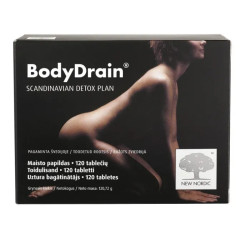 Дренаж и очищение организма, New Nordic Body Drain, 120 таблеток