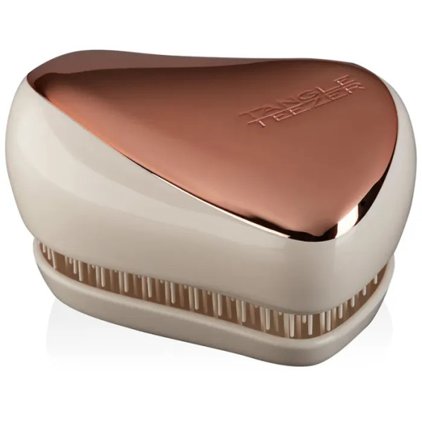 Гребінець для волосся, Compact Styler, Tangle Teezer, рожеве золото\/молочний колір