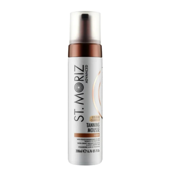 Мус-автобронзат для тіла, Advanced Colour Correcting Mousse Light, St.Moriz, для світлої шкіри, 200 мл