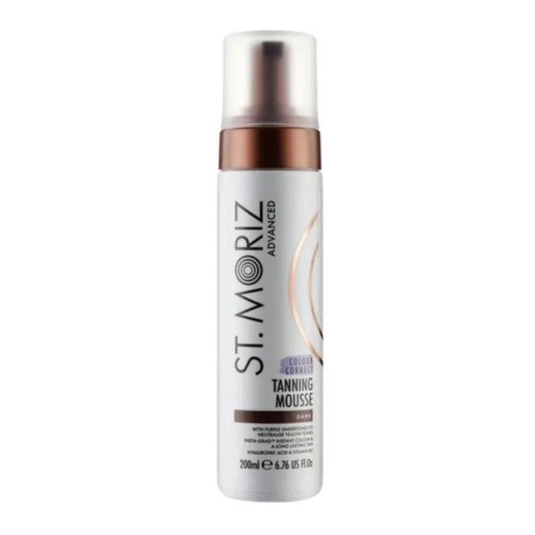 Мус-автобронзат для тіла, Advanced Colour Correcting Mousse Dark, St.Moriz, для темної шкіри, 200 мл