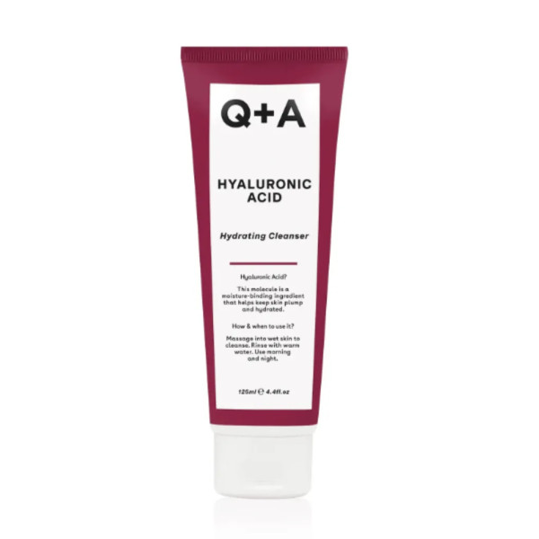 Гель для вмивання, Hyaluronic Acid Cleansing Gel, Q+A, з гіалуроновою кислотою, 125 мл