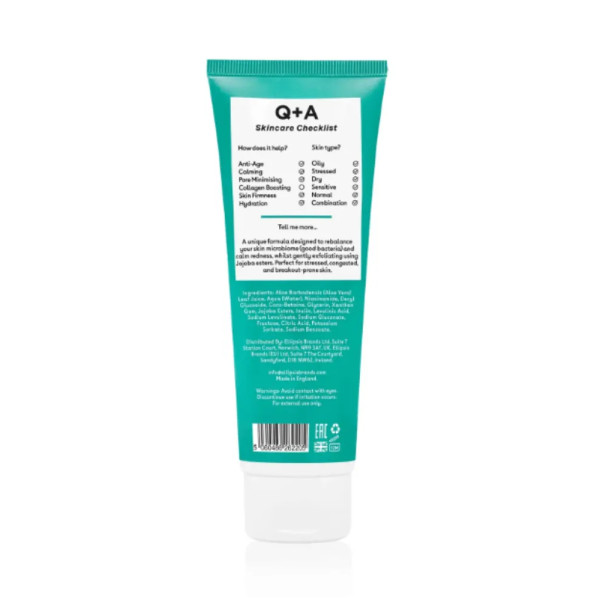 Засіб для обличчя очищувальний, Niacinamide Gentle Exfoliating Cleanser, Q+A, з ніацинамідом, 125 мл