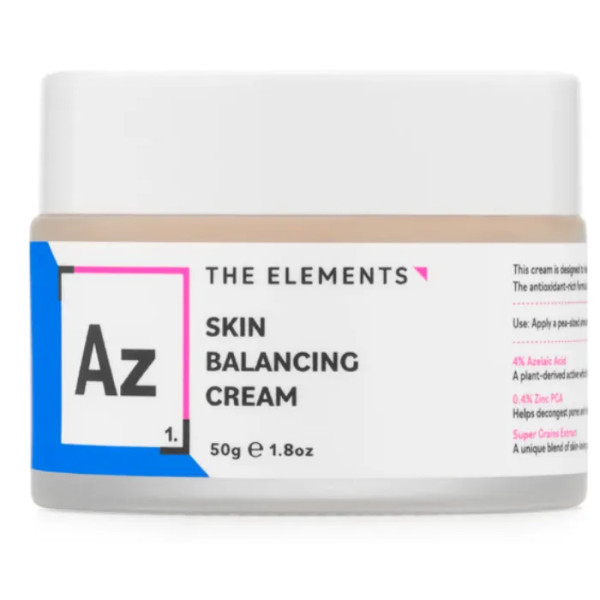 Крем для обличчя балансуючий, Skin Balancing Cream, The Elements, з азелаїновою кислотою та цинком, 50 г