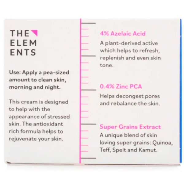 Крем для обличчя балансуючий, Skin Balancing Cream, The Elements, з азелаїновою кислотою та цинком, 50 г