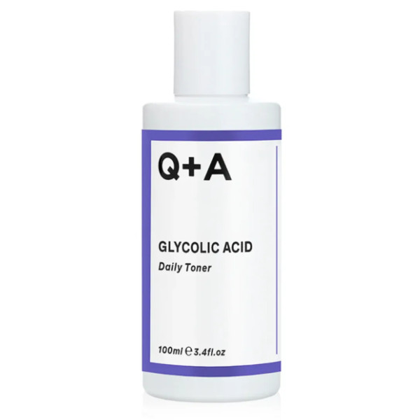 Тонер для обличчя, GLYCOLIC ACID Daily Toner, Q+A, з гліколевою кислотою, 100 мл