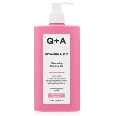 Олія для душу очищувальна, Vitamin ACE Cleansing Shower Oil Q+A, вітамінна, 250 мл