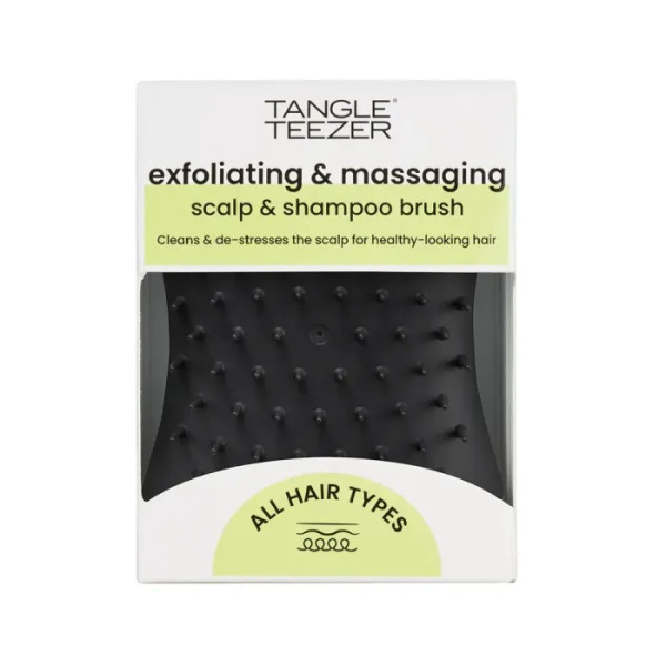Щітка для масажу голови, The Scalp Exfoliator and Massager, Tangle Teezer, чорний колір