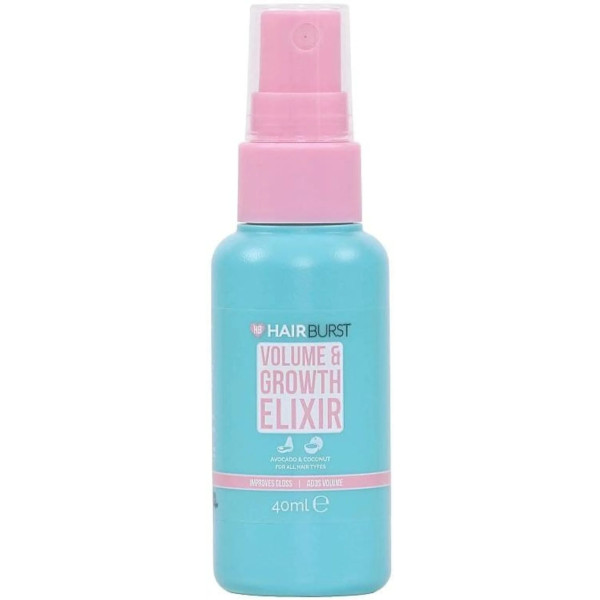 Спрей для зростання та об'єму волосся, Volume & Growth Elixir Spray, Hairburst, міні, 40 мл