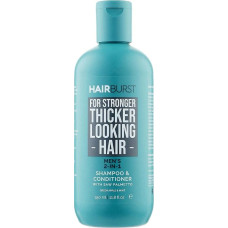 Шампунь 2-в-1 для чоловіків, Hairburst For Stronger Thicker Looking Hair, 350 мл
