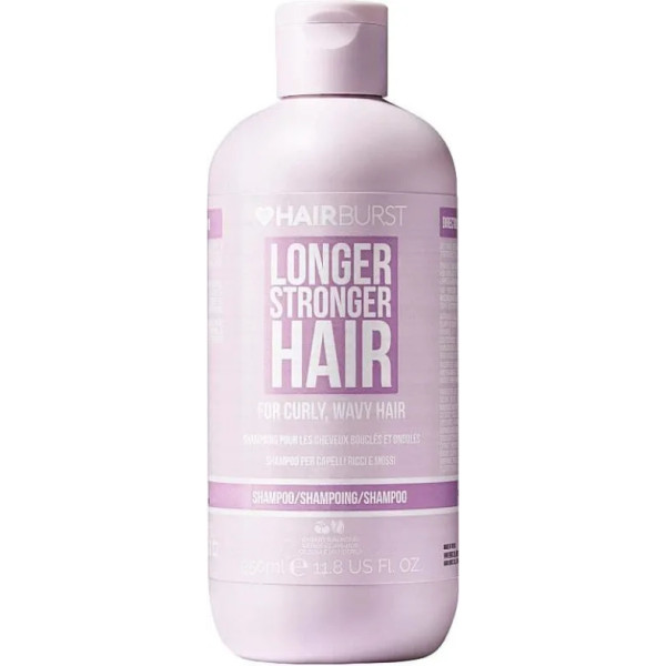 Шампунь для кучерявого та хвилястого волосся, Longer Stronger Hair Shampoo, Hairburst, 350 мл