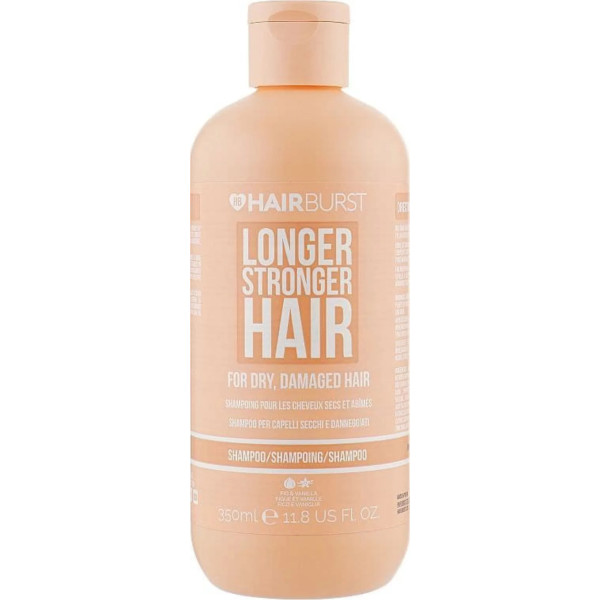 Шампунь для сухого та пошкодженого волосся, Longer Stronger Hair Shampoo, Hairburst, 350 мл