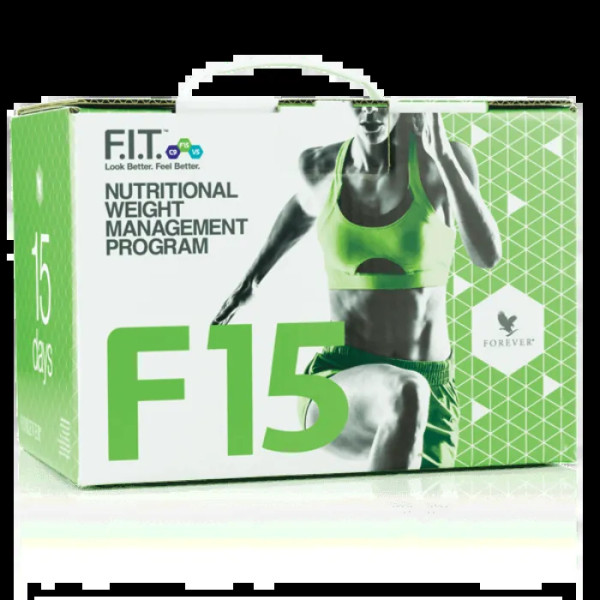 Програма управління вагою на 15 днів, Program F15, Forever Living, середній рівень 1 та 2, смак ванілі, набір з 5 продуктів