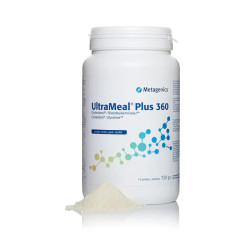 УльтраМіл Плюс 360, Metagenics UltraMeal Plus 360 Vanille, підтримка при діабеті, ожирінні та метаболічному синдромі, смак ваніль, порошок, 728 г/14 порцій