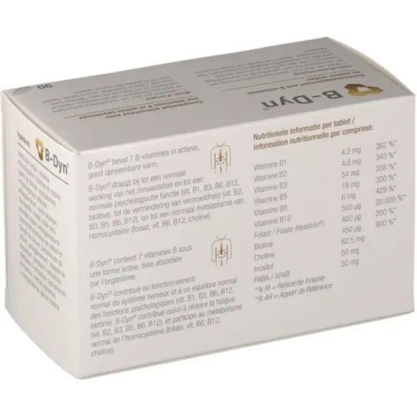 В-комплекс, B-Dyn, Metagenics, 90 таблеток