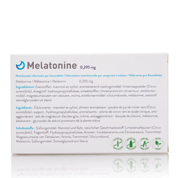 Мелатонін, Melatonin, Metagenics, 0,295 мг, 168 жувальних таблеток