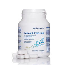 Йод та тирозин підтримка щитовидної залози, Metagenics Iodine Tyrosine, 60 капсул