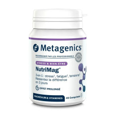 Магниевый комплекс, Metagenics NutriMag MetaRelax, поддержка мышц и нервной системы, 45 таблеток