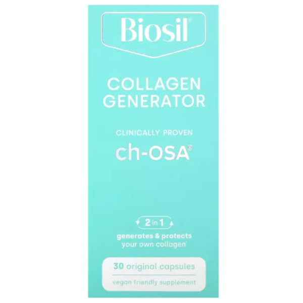 Колаген активатор BioSil, Natural Factors, Collagen Generator, 30 капсул