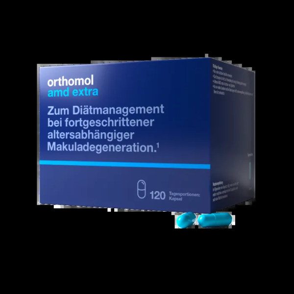 Вітаміни для очей вікова формула, AMD Extra, Orthomol, 120 капсул