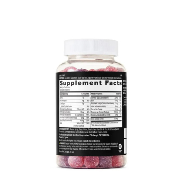 Комплекс вітамінів і мінералів, Mega Men Gummy Multivitamin, GNC, для чоловіків, смак ягід, 120 жувальних цукерок