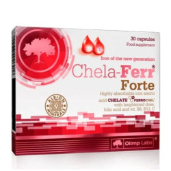 Хелат заліза, Olimp Chela-Ferr Forte, 30 капсул