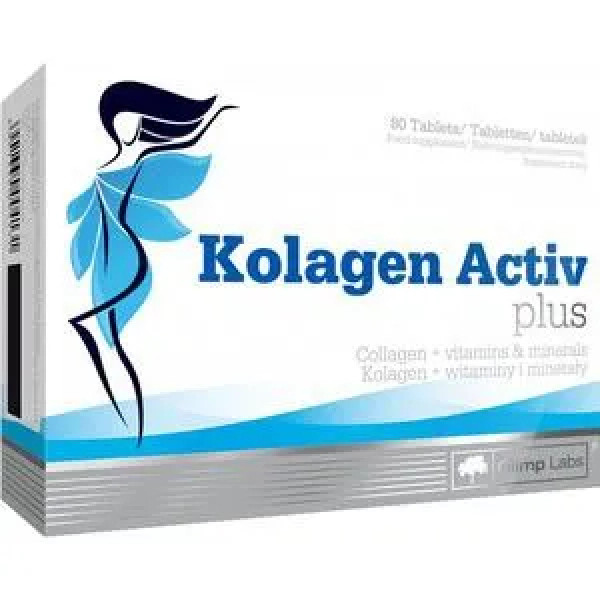 Колаген Актив Плюс, Kolagen Activ Plus, Olimp, 80 таблеток