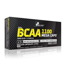 BCAA комплекс амінокислот, BCAA Mega Caps blister Olimp, 120 капсул