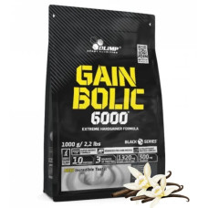 Гейнер для набору маси, Gain Bolic 6000 bag Olimp, смак ваніль, 1000 г