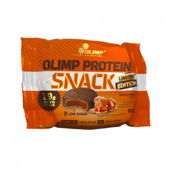 Протеїнове печиво, Protein Snack, Olimp, солона карамель, 60 г