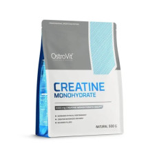 Креатин моногідрат 3000 мг, натуральний смак, OstroVit Creatine Monohydrate, 500 г