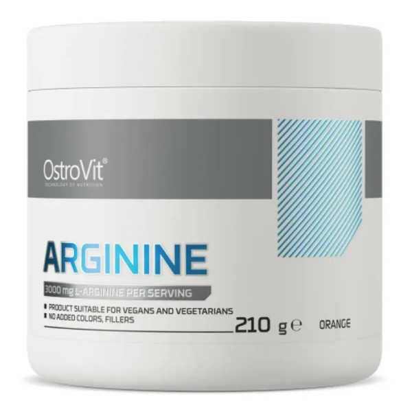 Аргінін, Arginine, OstroVit, смак апельсина, 210 г