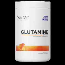 L-глютамин, вкус апельсин, OstroVit L-Glutamine, 500 г