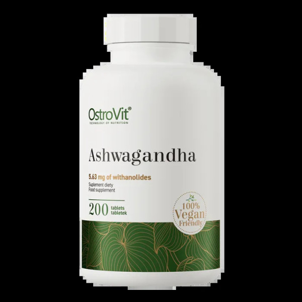 Ашвагандха, Ashwagandha, OstroVit, 375 мг, 200 таблеток