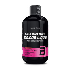 L-карнітин жироспалювач, BioTechUSA L-Carnitine, 100000 мг, вишня, 500 мл