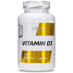 Витамин D3 2000 МЕ, Progress Nutrition Vitamin D3, 60 таблеток