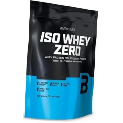 Изолят сывороточного протеина, вкус банан, BioTech USA Iso Whey Zero, 500 г