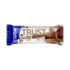 Протеїновий батончик, смак брауні з помадкою, USN Trust Crunch Bar, 60 г