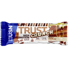 Протеїновий батончик, смак потрійний шоколад, USN Trust Crunch Bar, 60 г