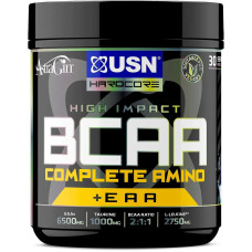 BCAA та EAA, смак блакитної малини, USN BCAA Complete Amino + EAA, комплекс амінокислот, 400 г