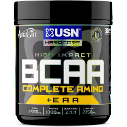 BCAA та EAA, смак блакитної малини, USN BCAA Complete Amino + EAA, комплекс амінокислот, 400 г