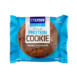 Протеиновое печенье, USN Select High Protein Cookie, двойной шоколад, 60 г