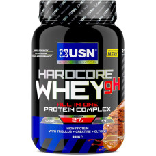 Сироватковий протеїн, смак шоколаду, USN Hardcore Whey gH, комплекс, 908 г