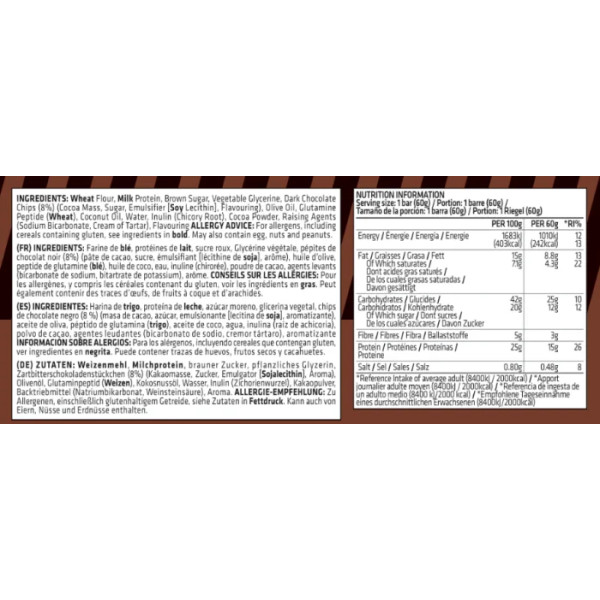 Протеїнове печиво, Trust Cookie Bar, USN, подвійний шоколад, 60 г